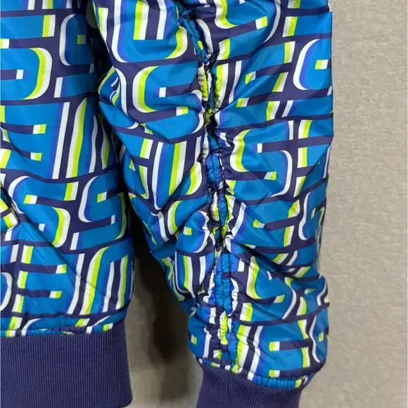 GUESS Men's Eco Elvis Reversible Logo-Print Puffer Jacket purple/blue small $148 - Picture 7 of 13